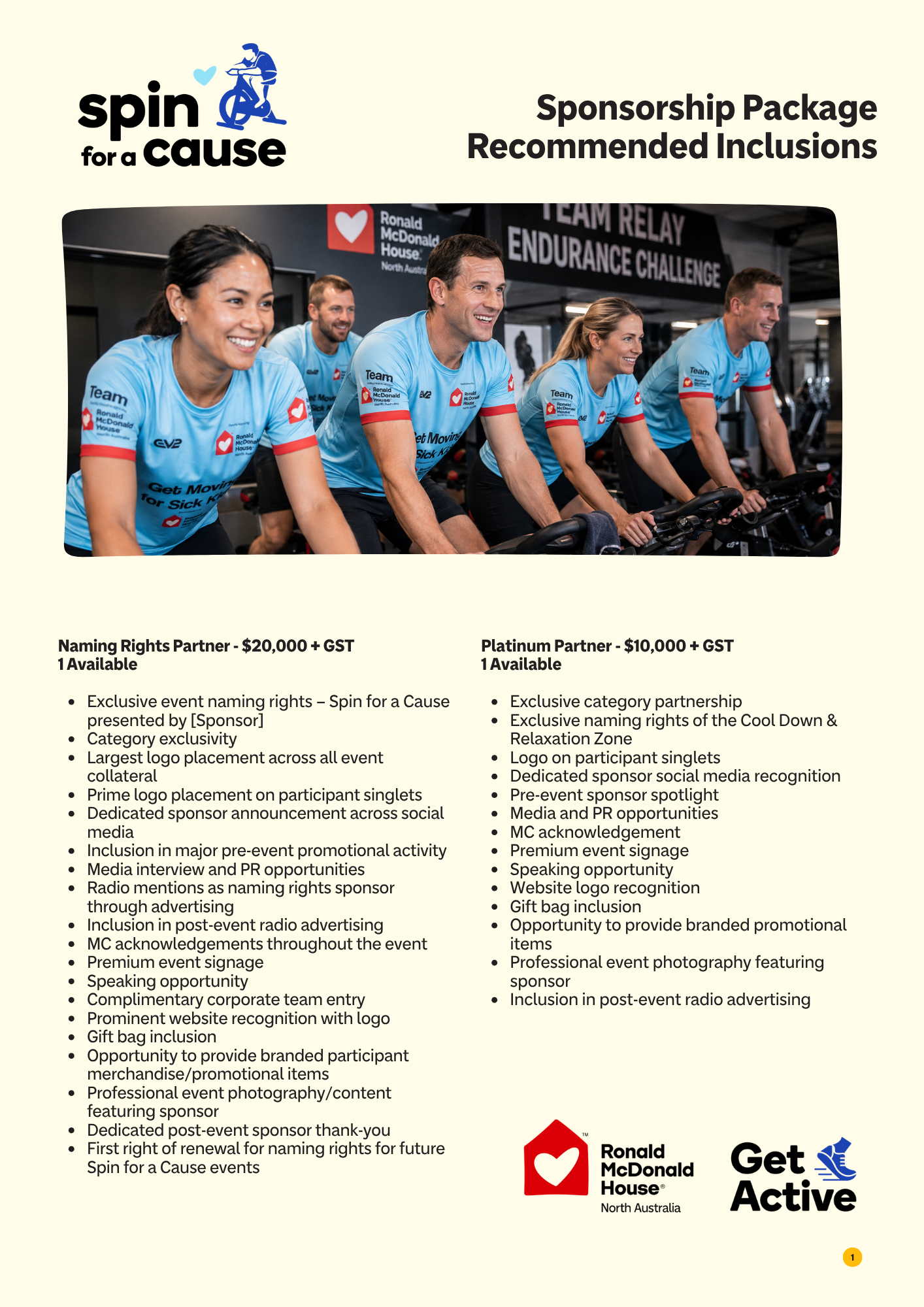 Spin for a Cause 2026 Sponsor Information
