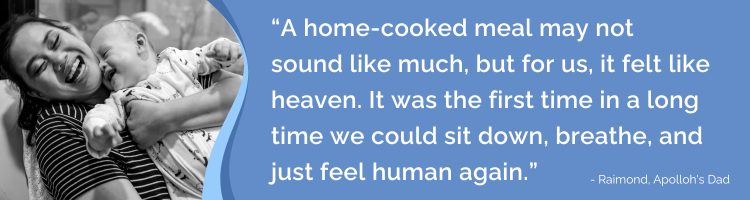 We just feel human again - RMHC Family Room