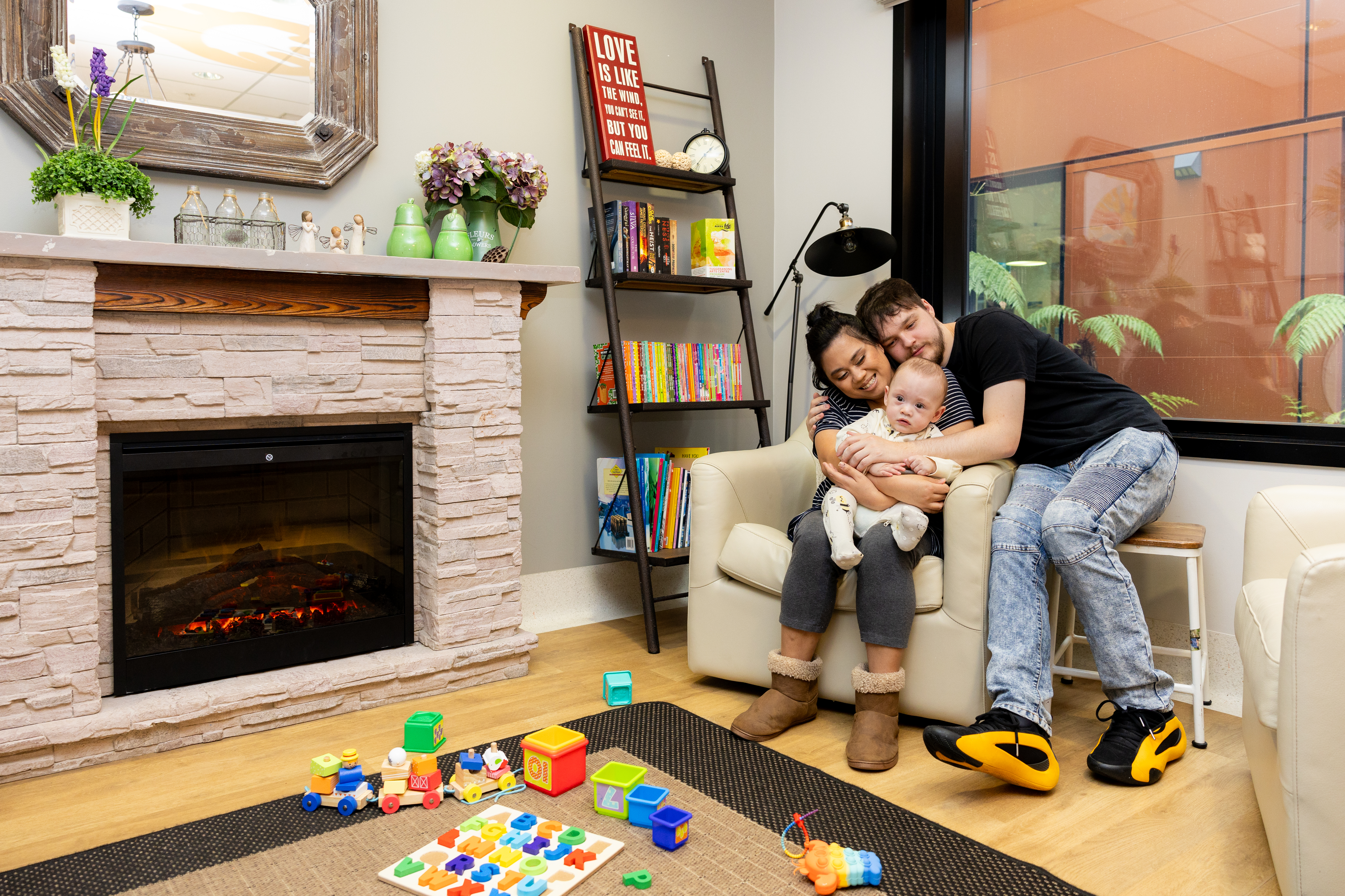 Apolloh''s family found sanctuary in the Family Room