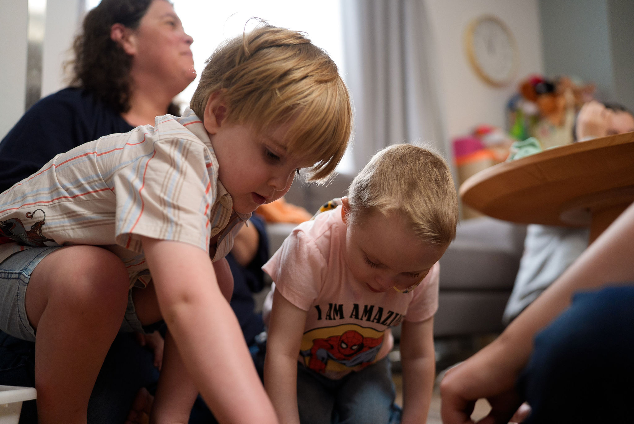 Sick children playing