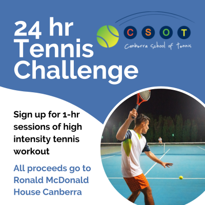 Canberra School of Tennis - 24 hr Tennis Challenge 2022